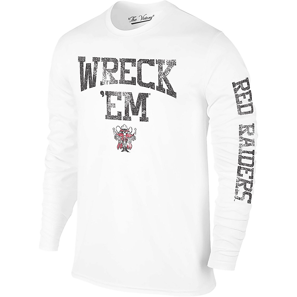 The Victory Men's Texas Tech University Wreck Em Arch Sleeve 2 Hit Long ...