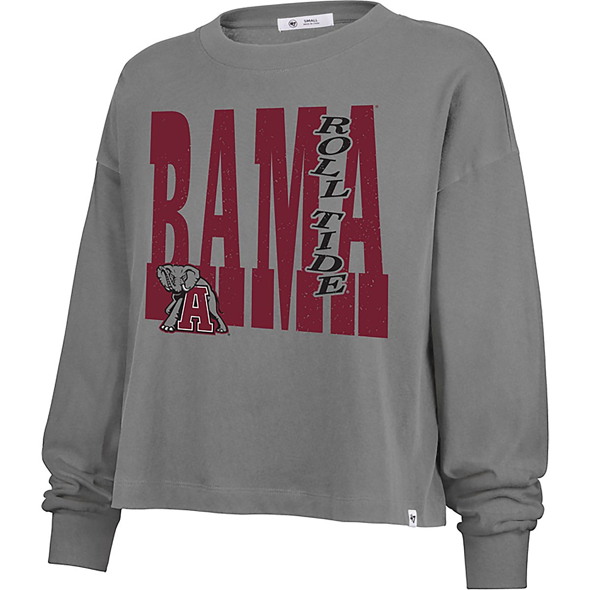 '47 Women's Alabama Crimson Tide Bold Stack Sydney Long Sleeve T-shirt ...