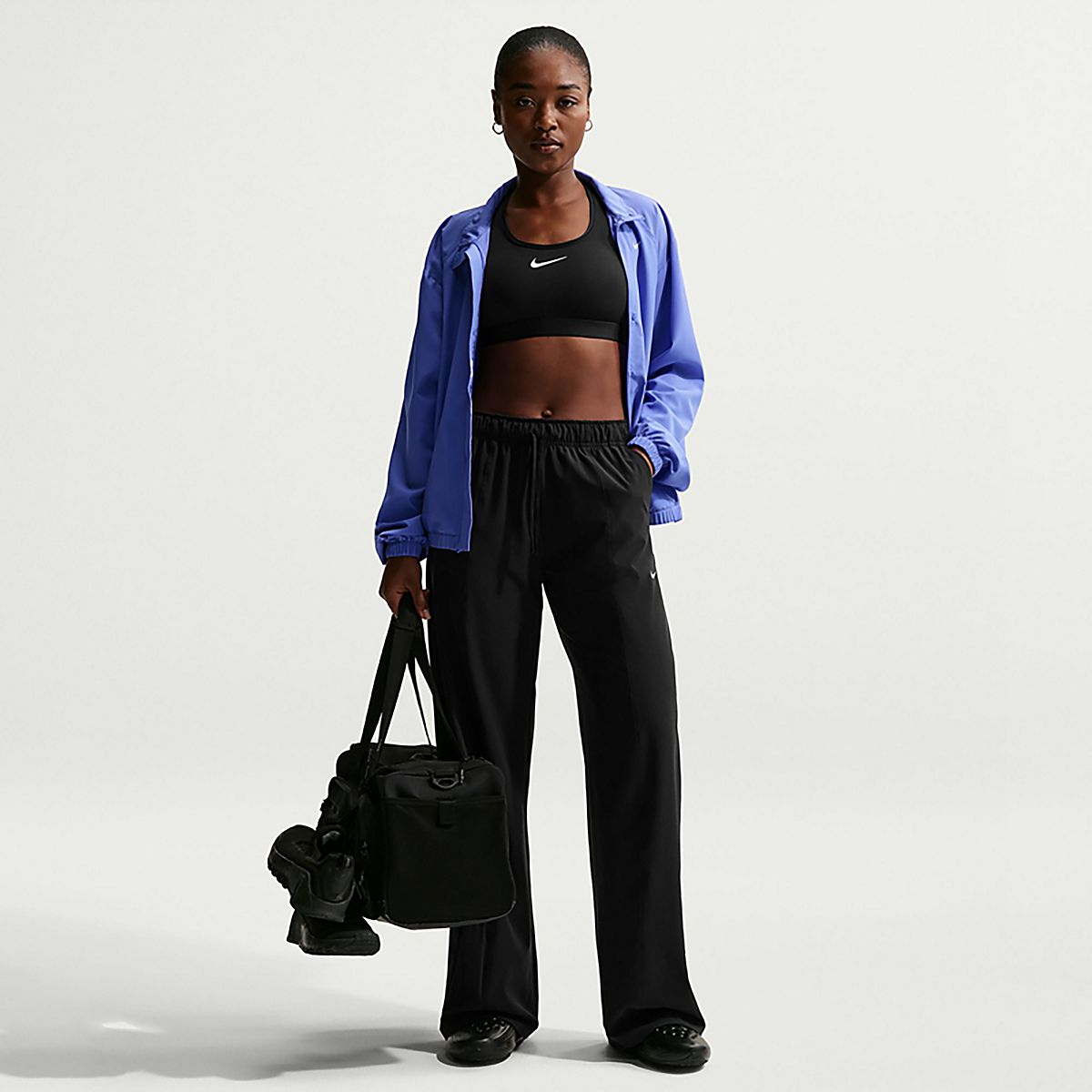 Nike Women's Nike One Dri-FIT Woven Wide Leg Sweatpants | Academy