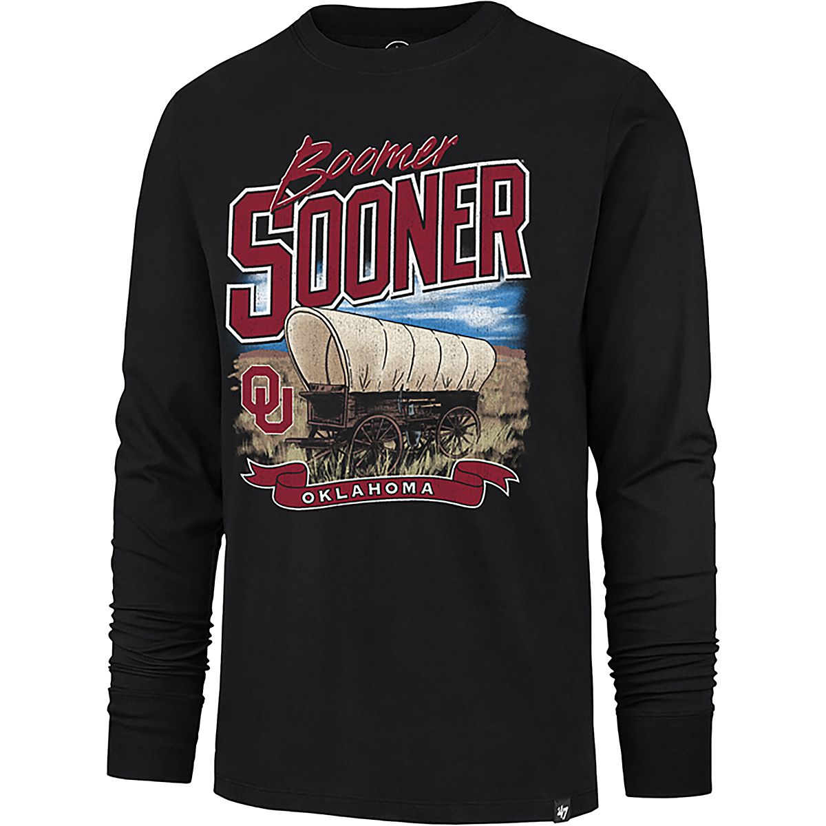 47 Men's Oklahoma Sooners Boomer Sooner Banner Wagon Franklin Long