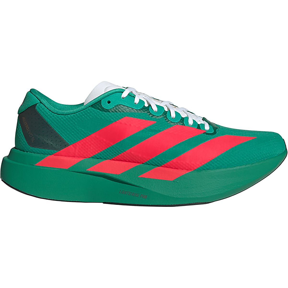 アディダス メンズ サッカー トレーニングシューズ Red/Green adidas Men's Adizero Evo SL Woven Running Shoes | Academy