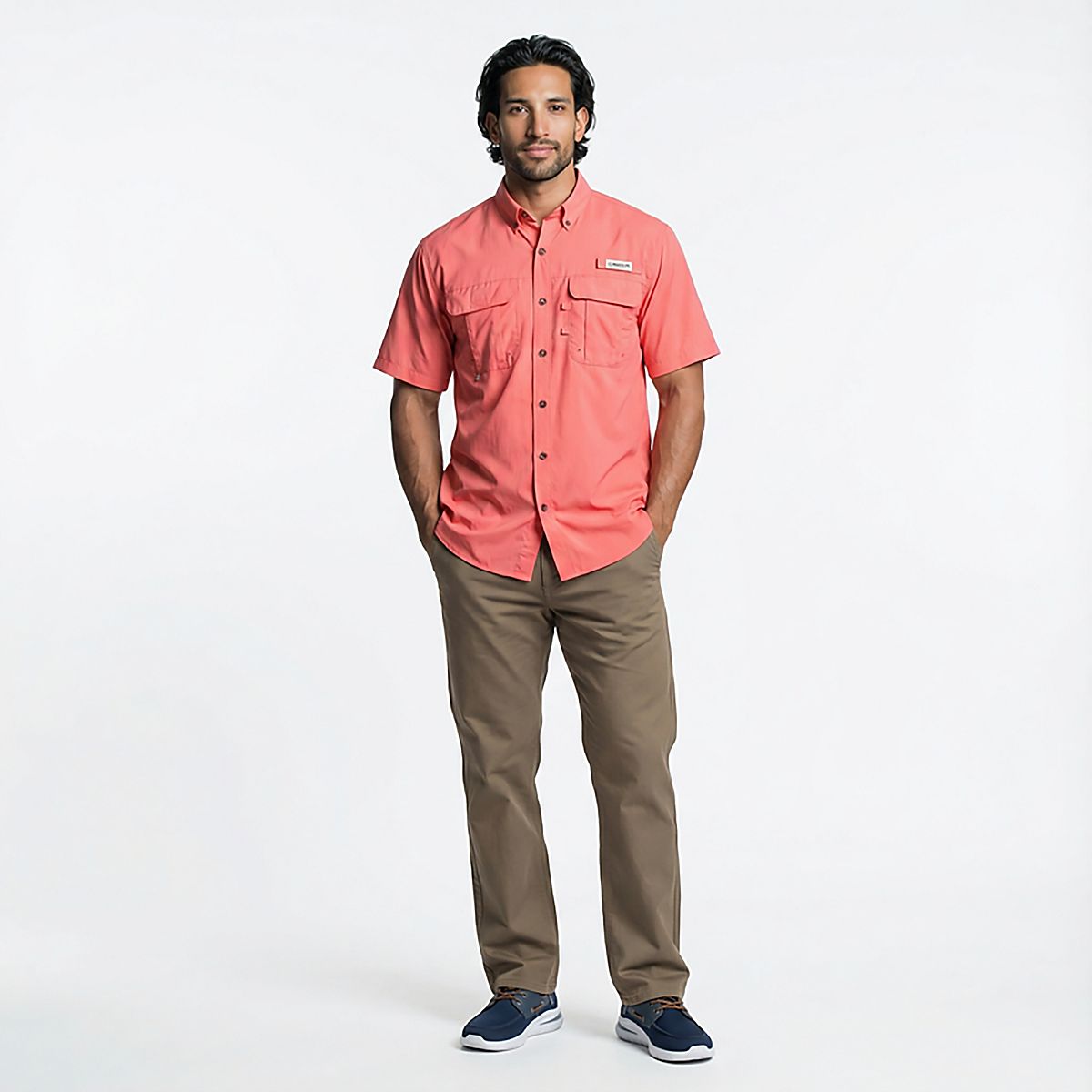 Chemise Magellan Laguna Madre Pour Homme – XXL, Menthe, Manches Longues, Idéale Pêche
