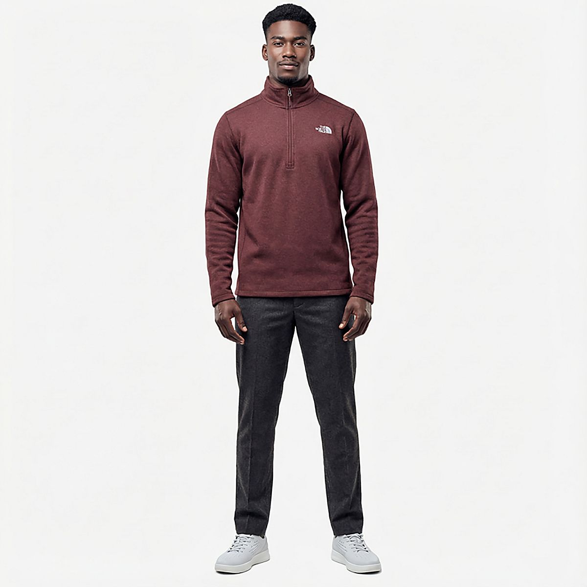 The North Face Men's Textured Cap Rock 1/4 Zip Pullover Sweatshirt