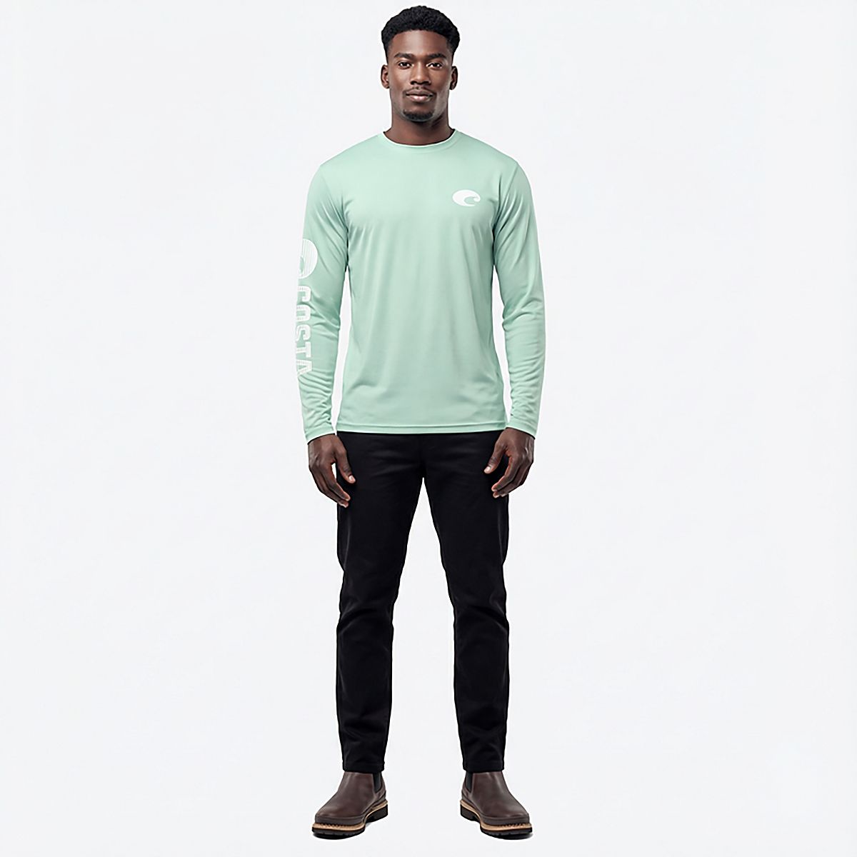 Costa Men's Technical Crew Long Sleeve T-shirt | Academy