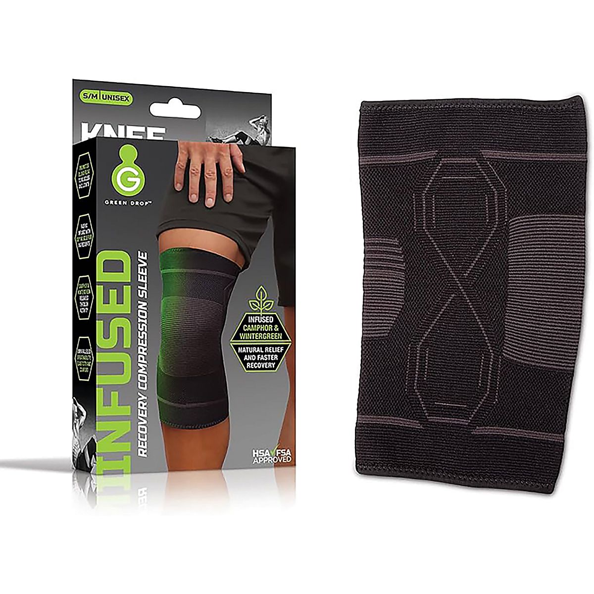 Green Drop Compression Knee Sleeve | Academy