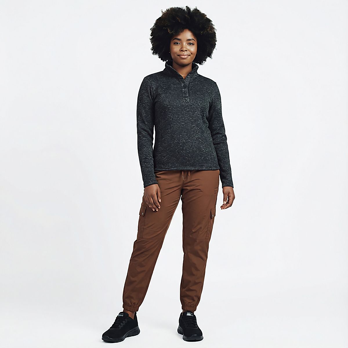 Magellan Outdoors Women's Campfire 1/4 Snap Sweater Fleece | Academy