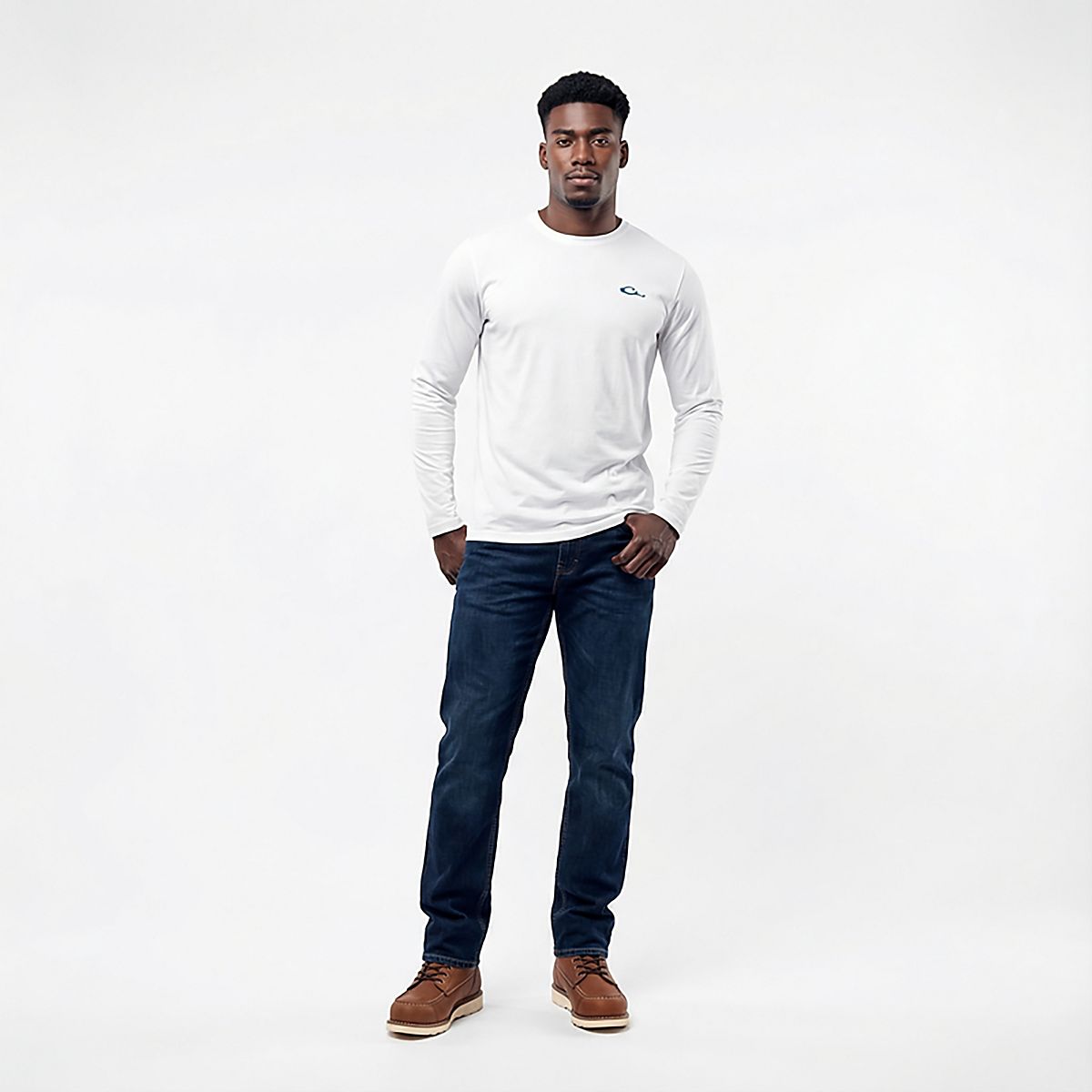 Drake Men's Icon Americana Long Sleeve Graphic T-shirt | Academy
