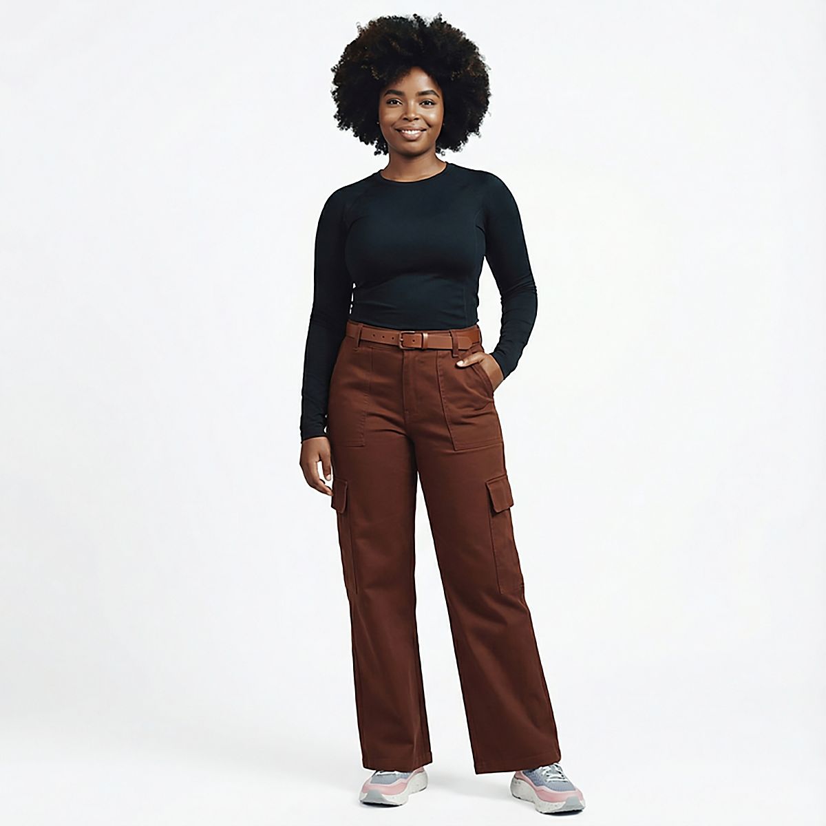 Magellan Outdoors Women's Hickory Canyon Cargo Wide Leg Pants