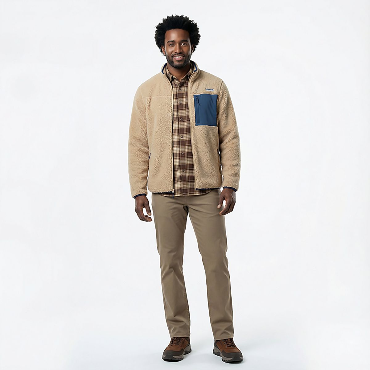 ジャパンサッカーカレッジウォーマー Magellan Outdoors Men's Campfire Rugged Sherpa Jacket | Academy