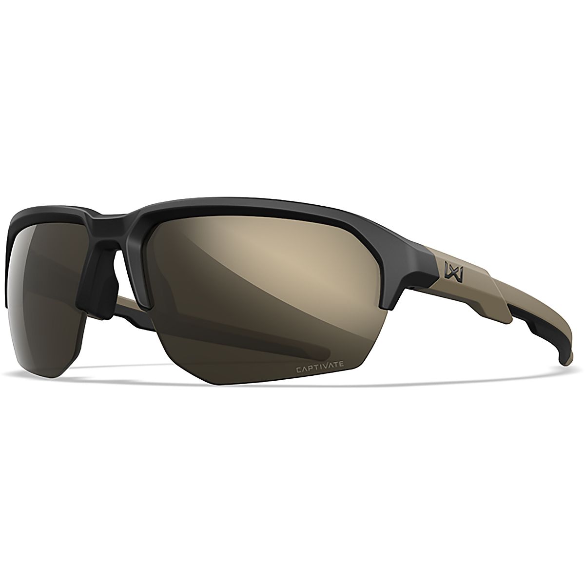 Wiley X JAKL Captivate Polarized Mirrored Sunglasses | Academy