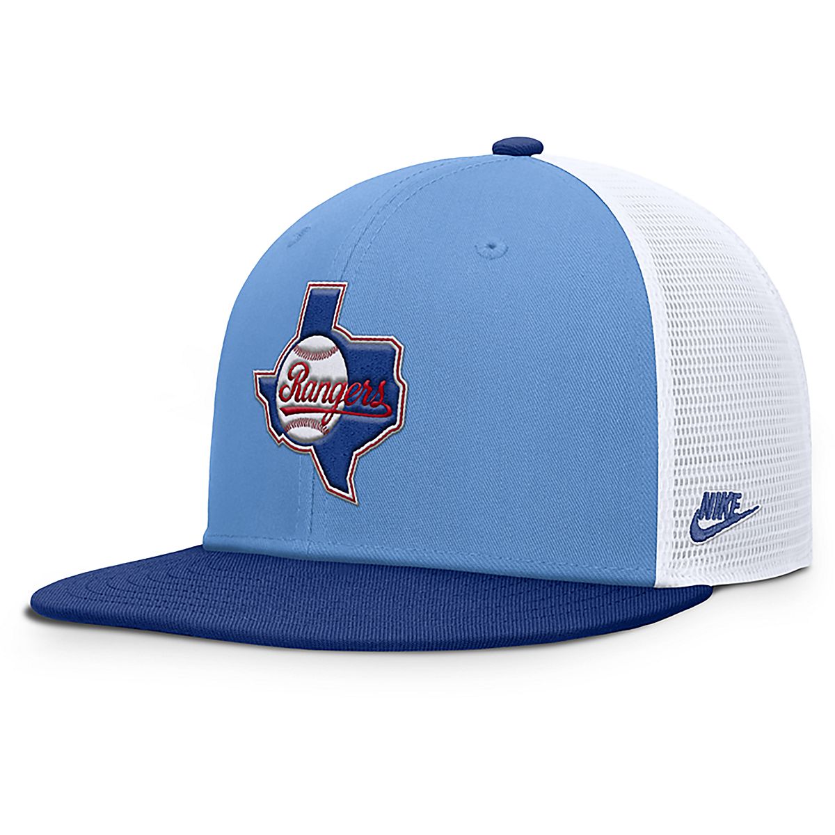 Nike Men's Texas Rangers Cooperstown Dri-FIT Pro Structured Trucker Cap ...