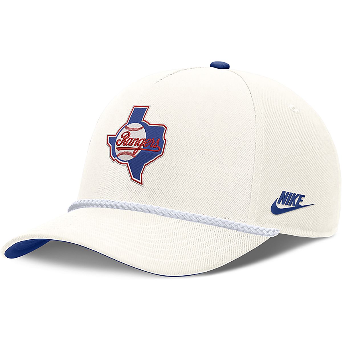 Nike Men's Texas Rangers Cooperstown Rise Structured Cap | Academy