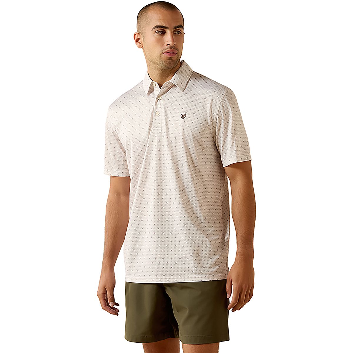 Ariat Men's Allover Print Polo Shirt