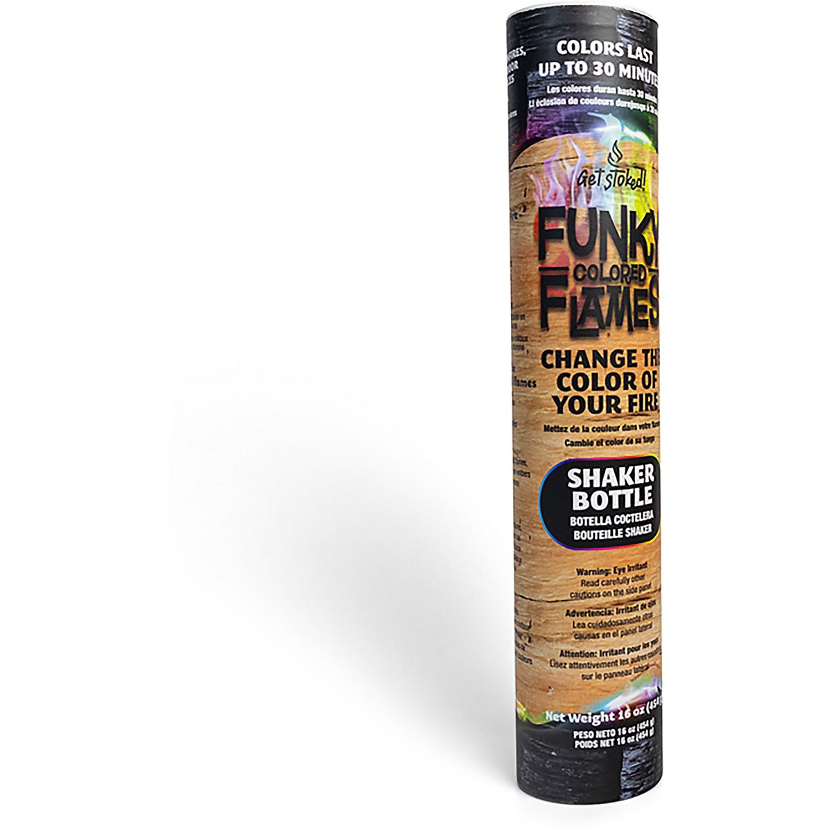 Get Stoked! Funky Colored Flames Dust Bottle
