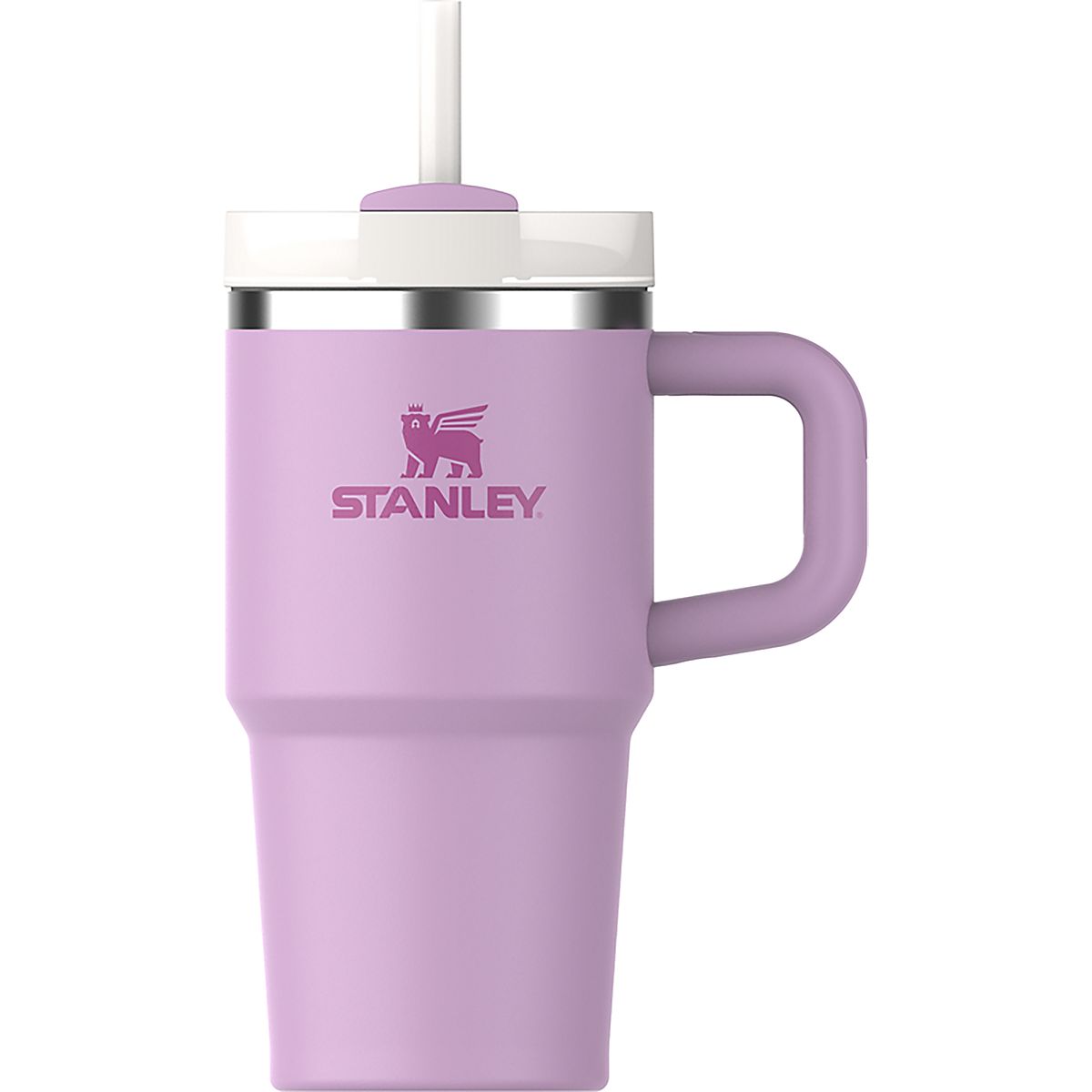 Stanley 20 oz Quencher H2.0 FlowState Tumbler with Handle-Peony