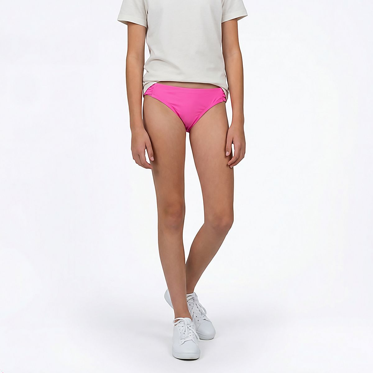 O'Rageous Juniors' Solid Tab Side Hipster Swim Bottoms