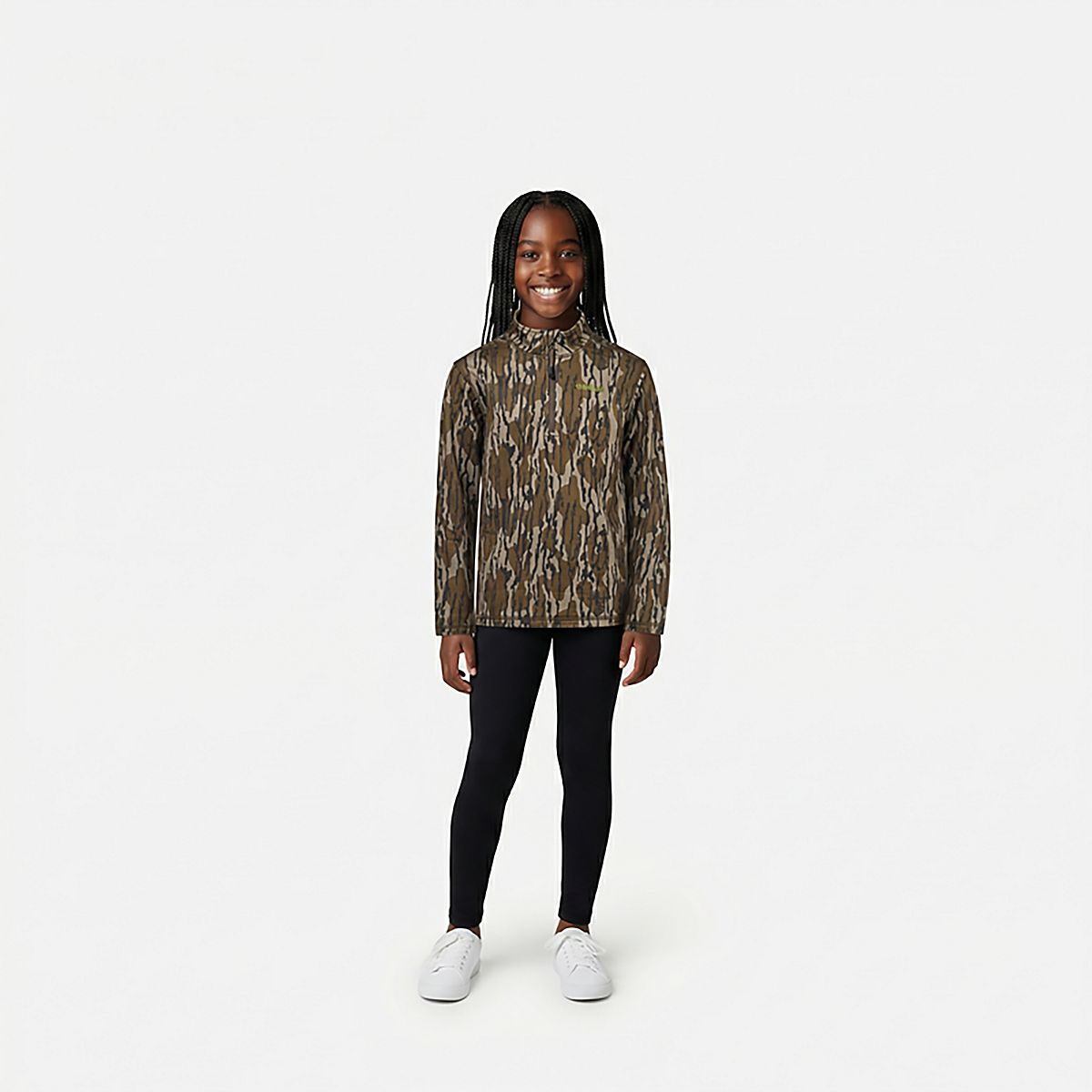 Magellan Outdoors Youth HuntGear Crockett 1/4 Zip Long Sleeve