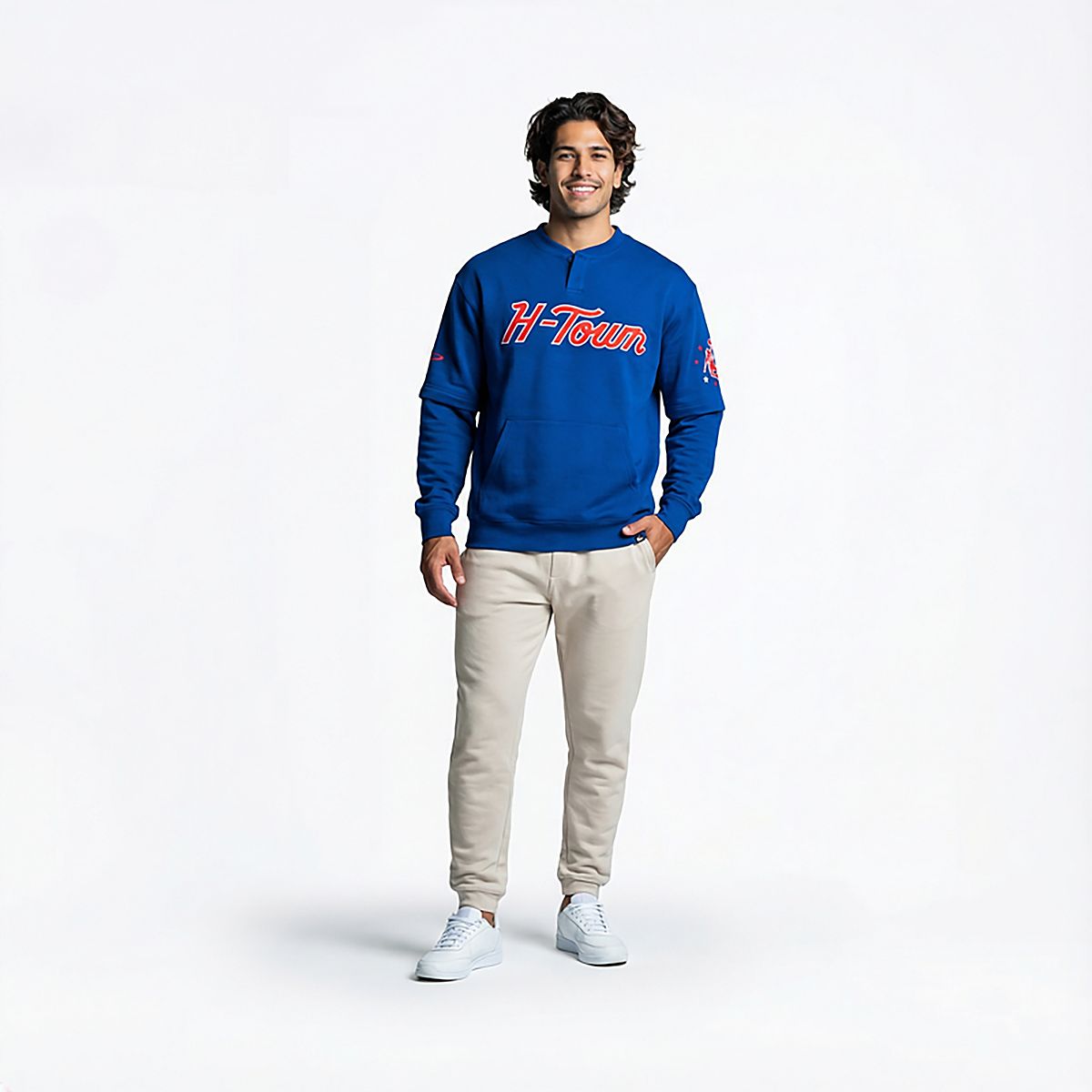 '47 Houston Rockets Off Glass Double Crew Sweater | Academy