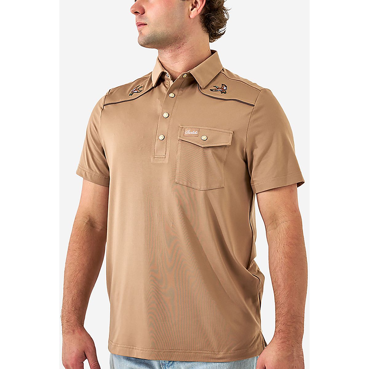 トップス AFB REBEL POLO SHIRTS Ram Rebel Men's Short Sleeve Stand Collar Polo