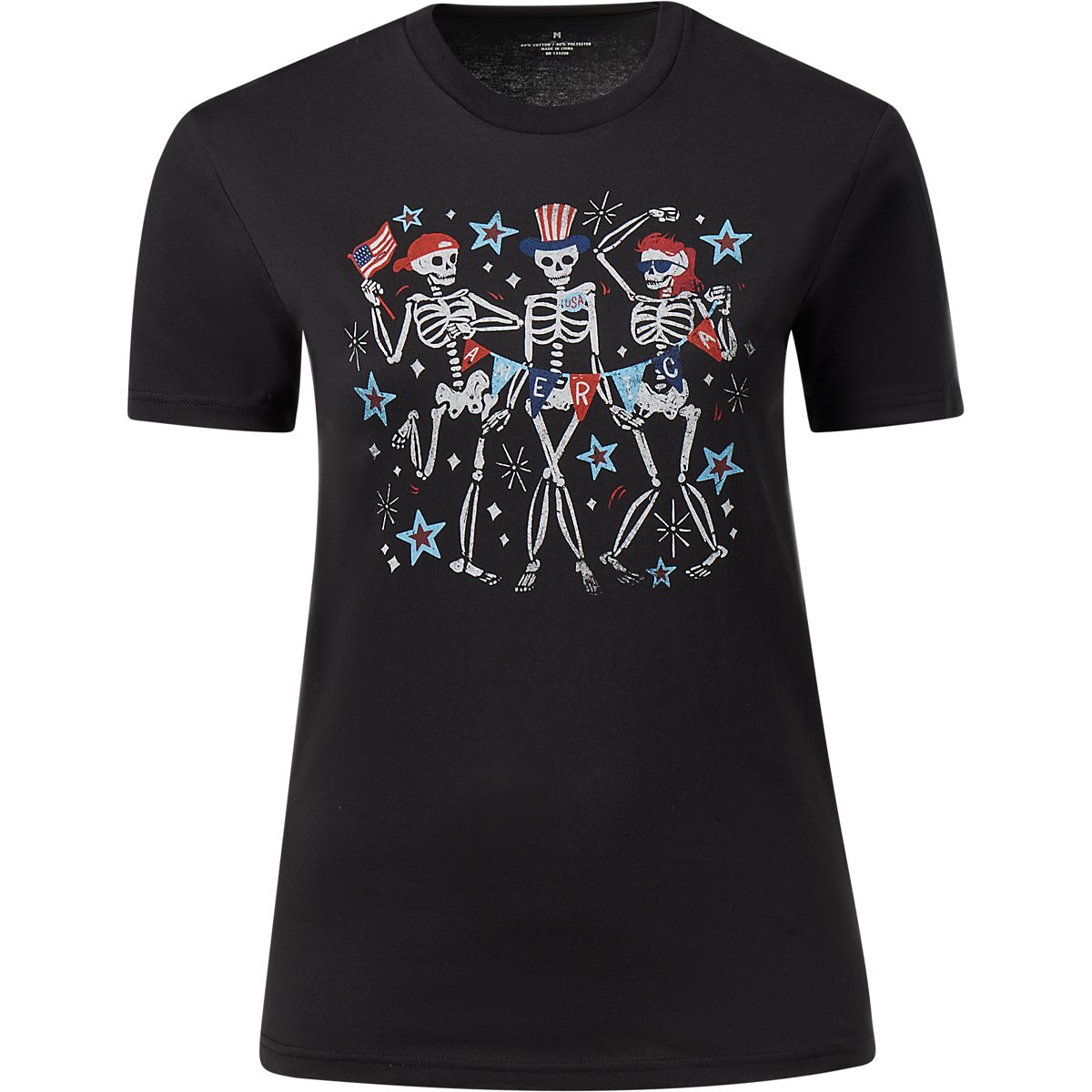 Academy Sports + Outdoors Women's Americana USA Skeletons T-shirt
