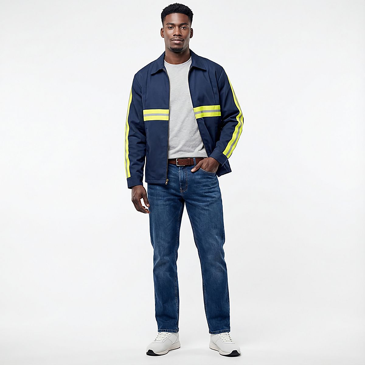 Red Kap Men's Enhanced Visibility Perma-Lined Panel Jacket | Academy