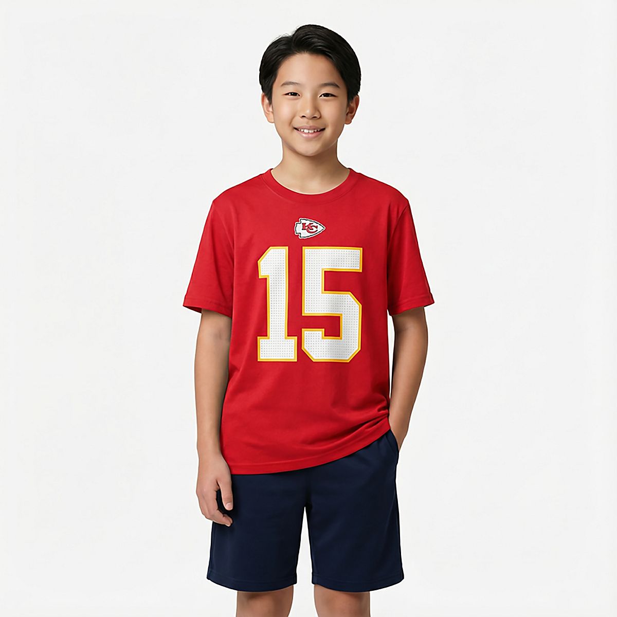 Nike Boys' Kansas City Chiefs Patrick Mahomes 15 N&N T-shirt | Academy