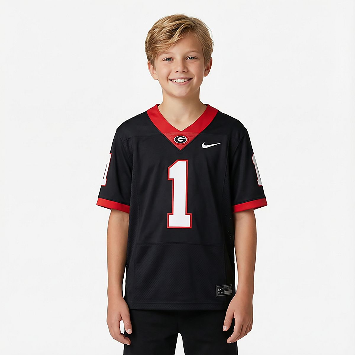 Nike Jリーグ シャツ 赤黒 12 Nike Youth University of Georgia UnTouchable Replica Football