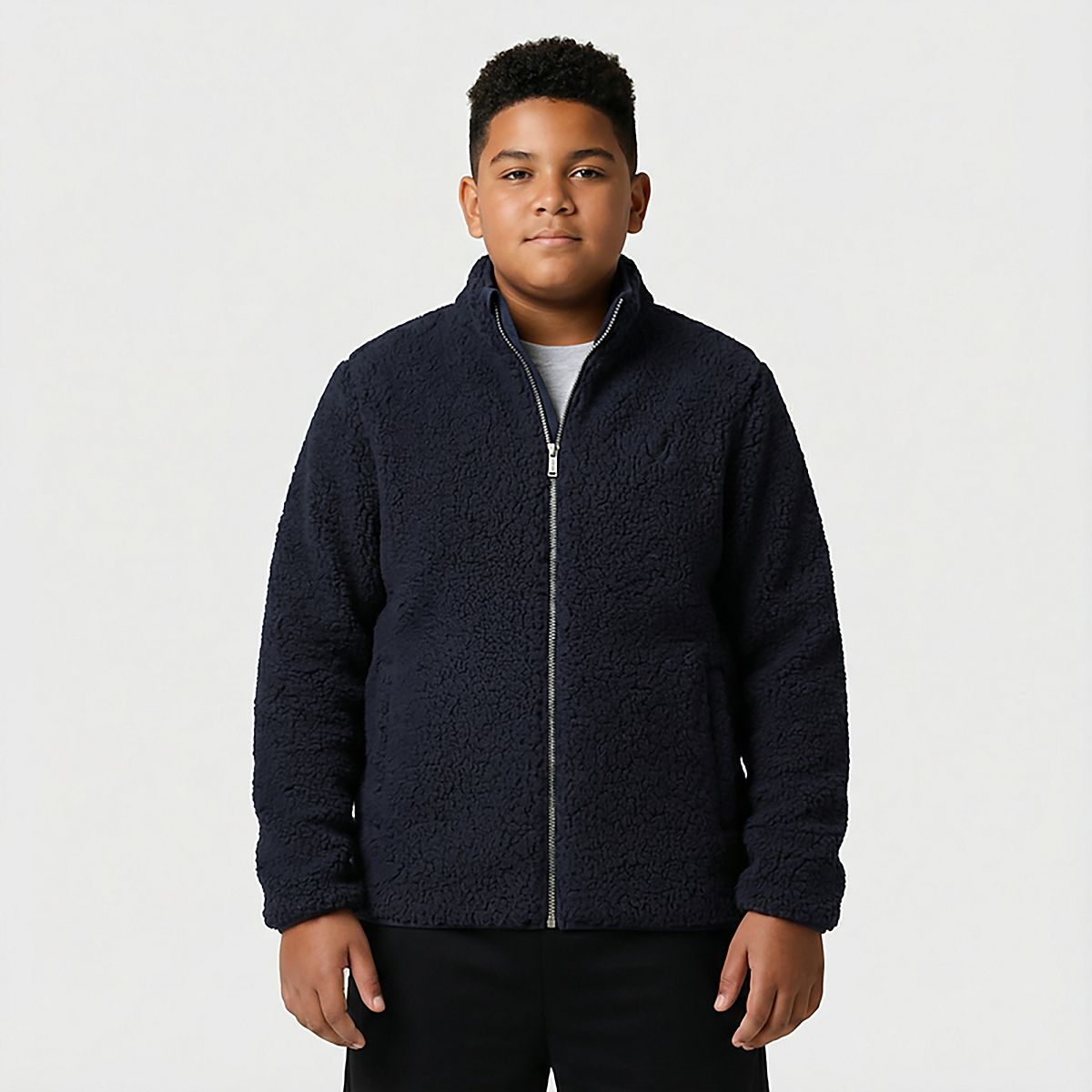 Nautica Boys' Sherpa Fleece Zip Up Jacket | Academy