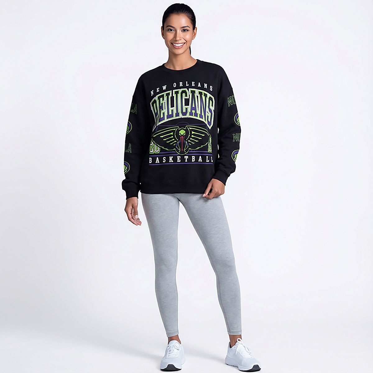 47 Women's Pelicans Go Big Oversized Fleece Sweatshirt | Academy