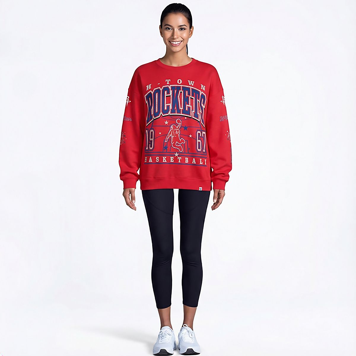 '47 Women's Rockets Go Big Oversized Fleece Sweatshirt | Academy