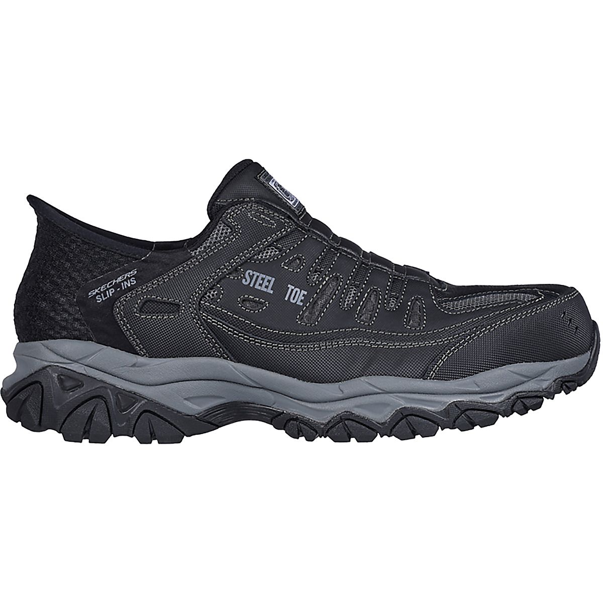 Skechers Synergy OMAT Slip Resistant Work Boot‎ Charcoal Men\'s Size 10 Skechers Men main image 3
