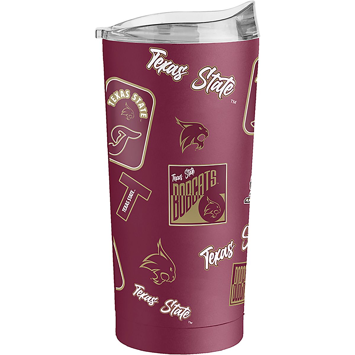 Logo Brands Texas State University Dreamweave 20 oz Powder Coat Tumbler ...