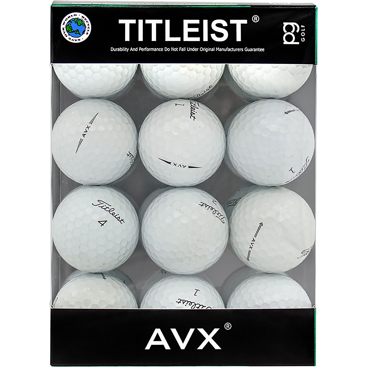 Reload Mid-Grade Recycled Titleist AVX Golf Balls 24-pack | Academy