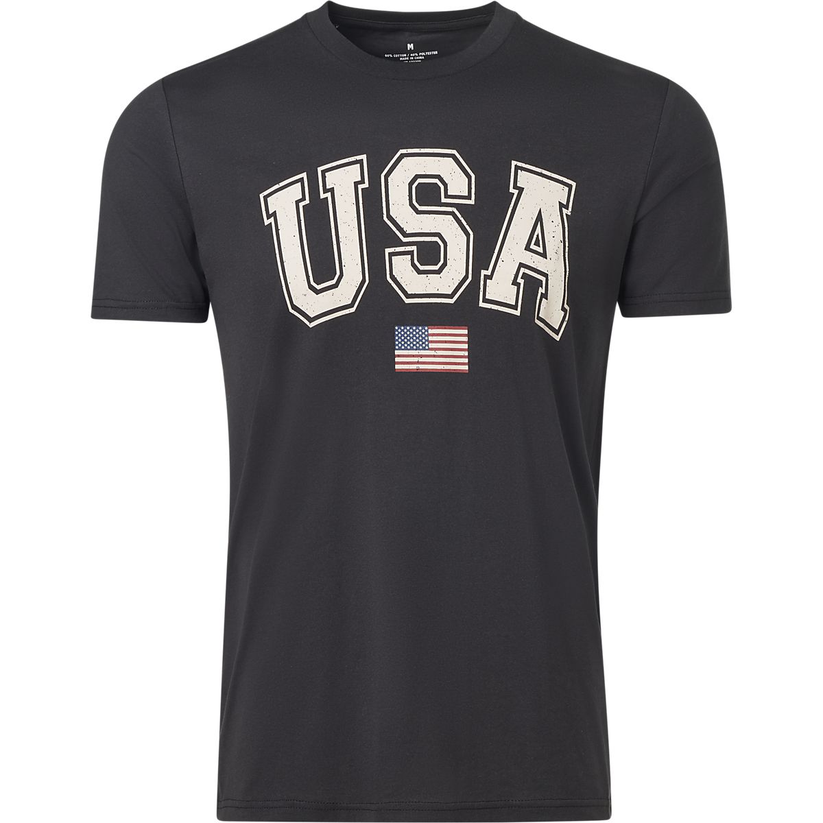 Academy Sports + Outdoors Men's Americana Basic Flag USA T-shirt