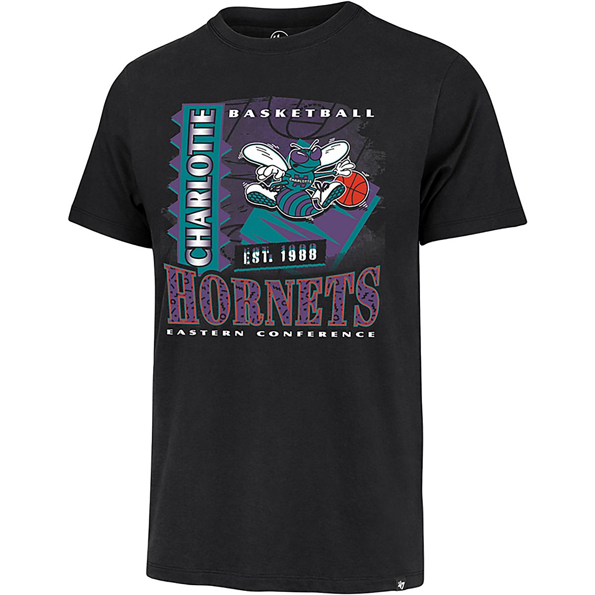 '47 Men's Charlotte Hornets Regional Court Franklin T-Shirt