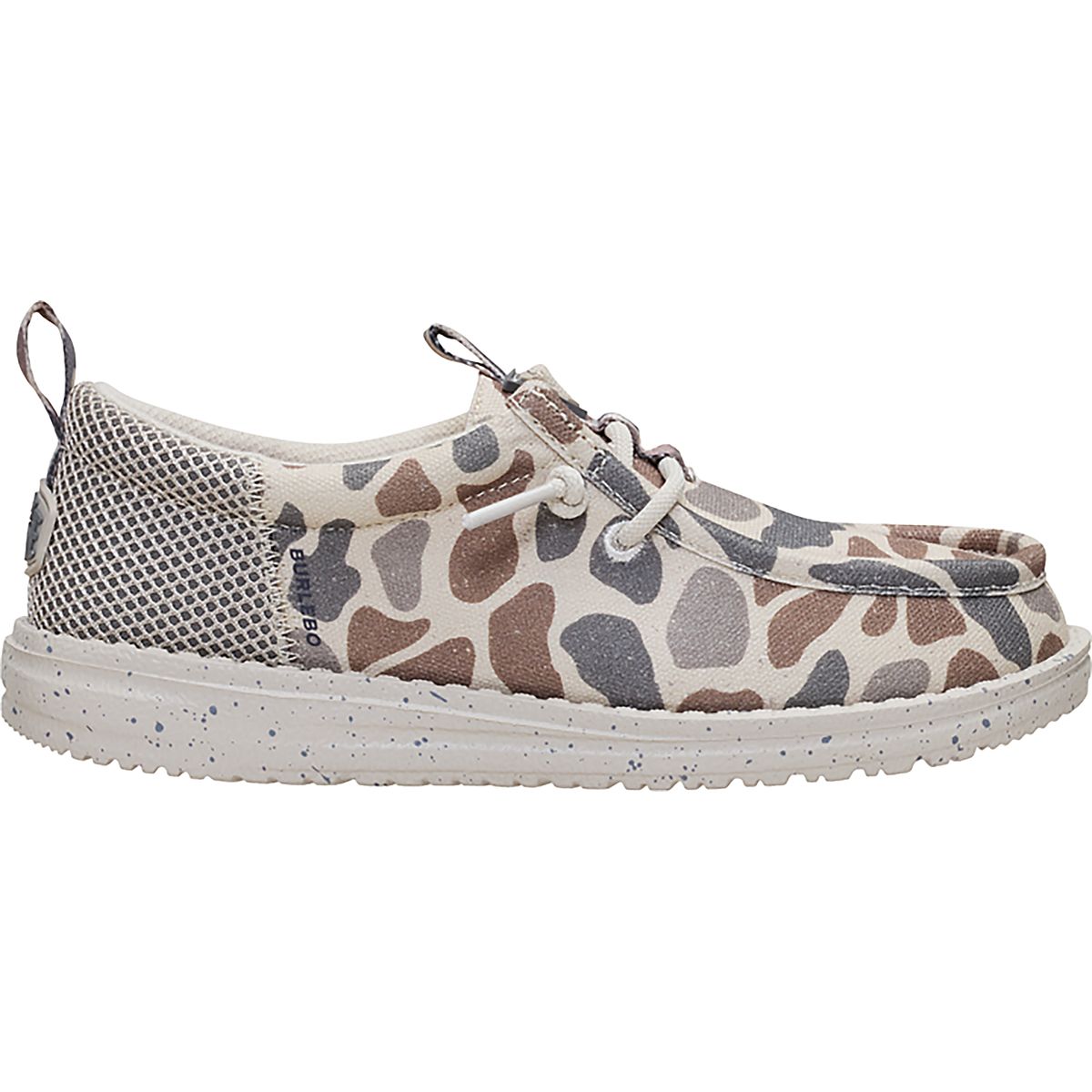 Hey Dude Kids Wally Funk Burlebo Deer Camo Shoes | Academy