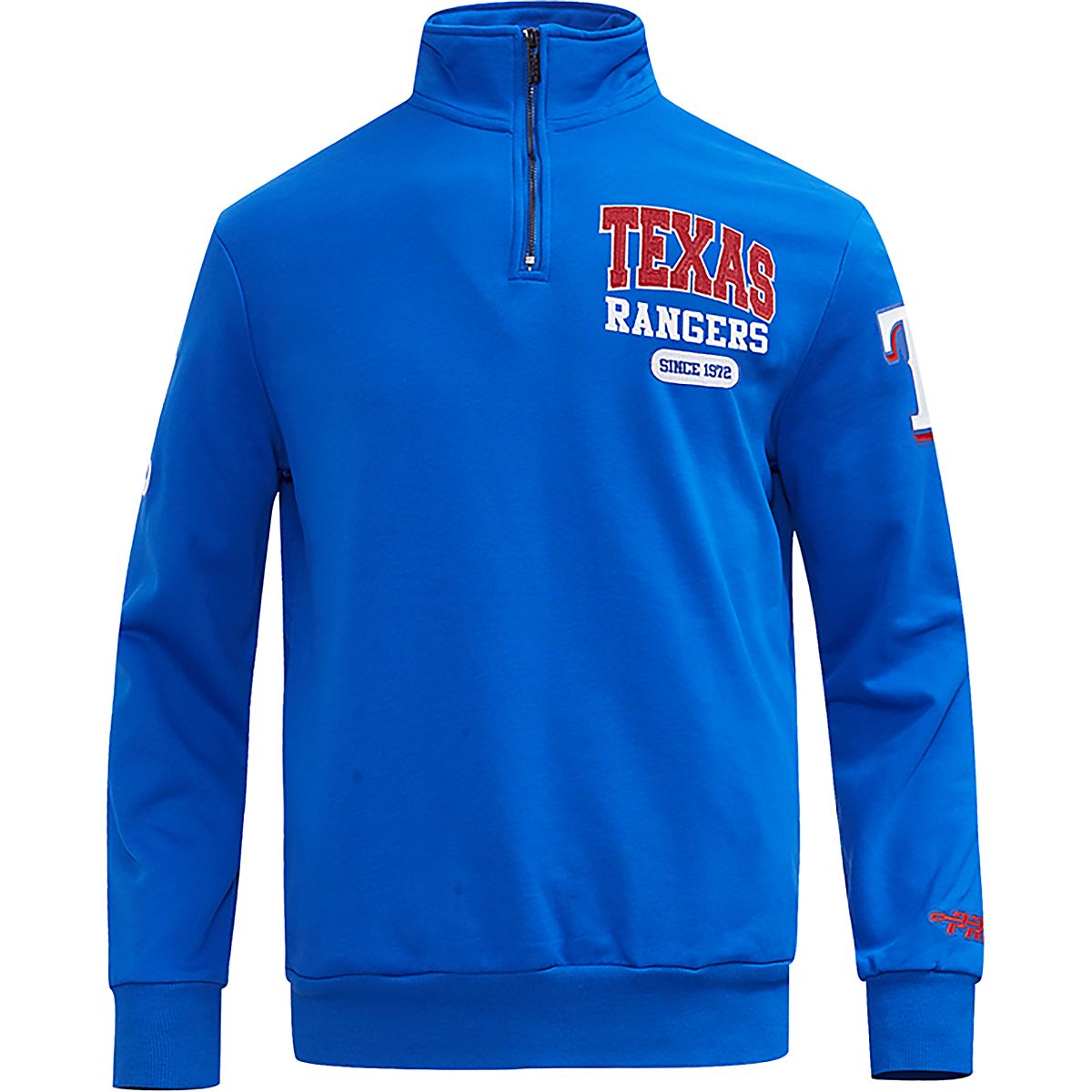Pro Standard Men's Texas Rangers City Arch Fleece 1/4-Zip Jacket