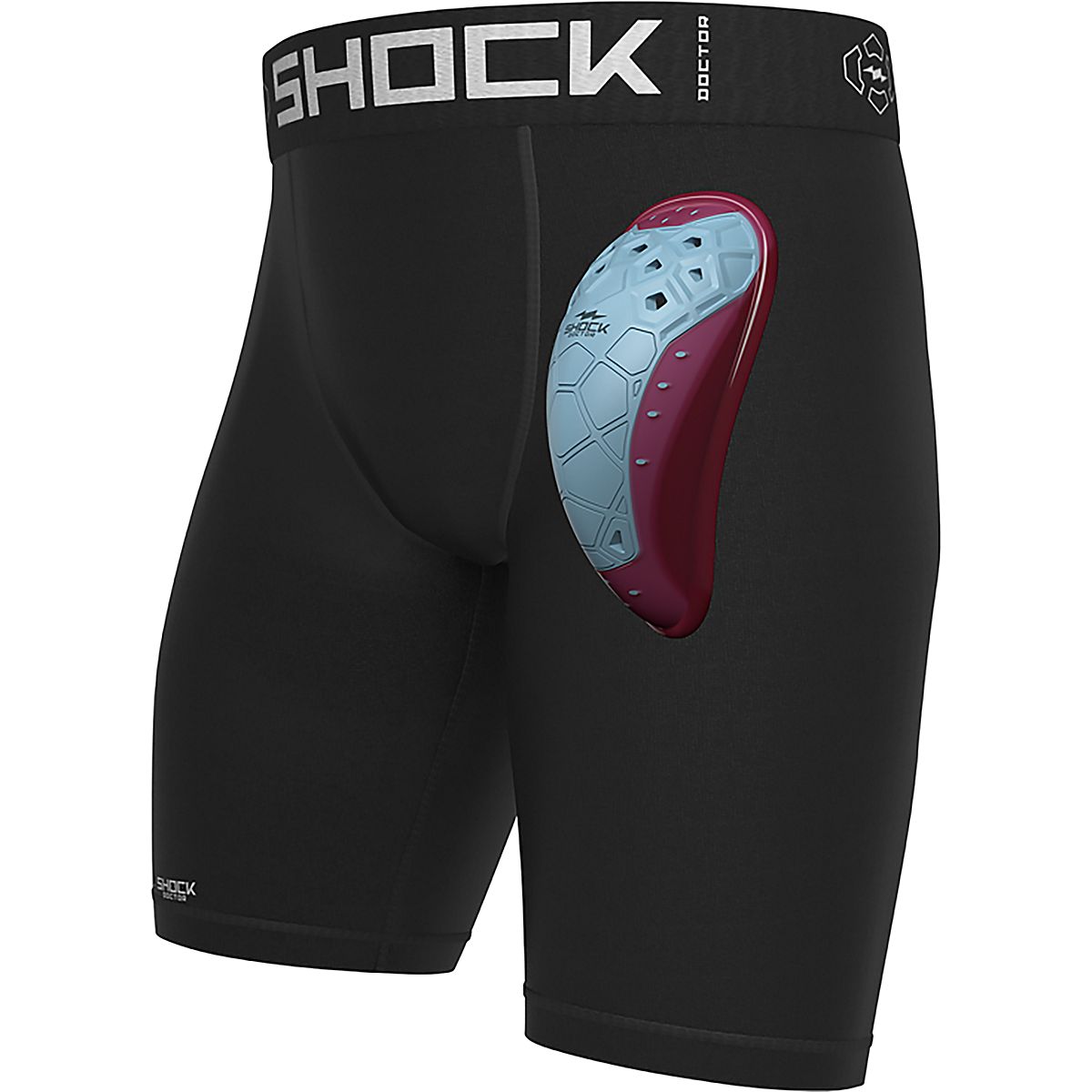 SHOCK DOCTOR ファウルカップ　コンプレッションショーツ Amazon.com : Shock Doctor Compression Shorts with Protective Bio