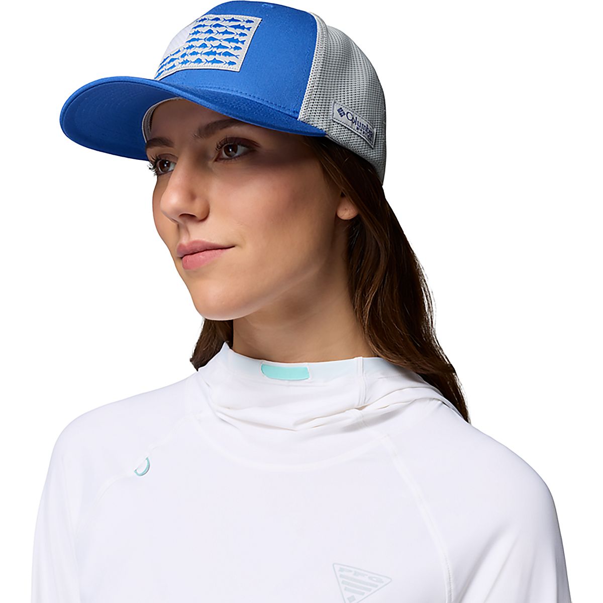 Columbia Sportswear Men's PFG Mesh Fish Flag Ball Cap | Academy