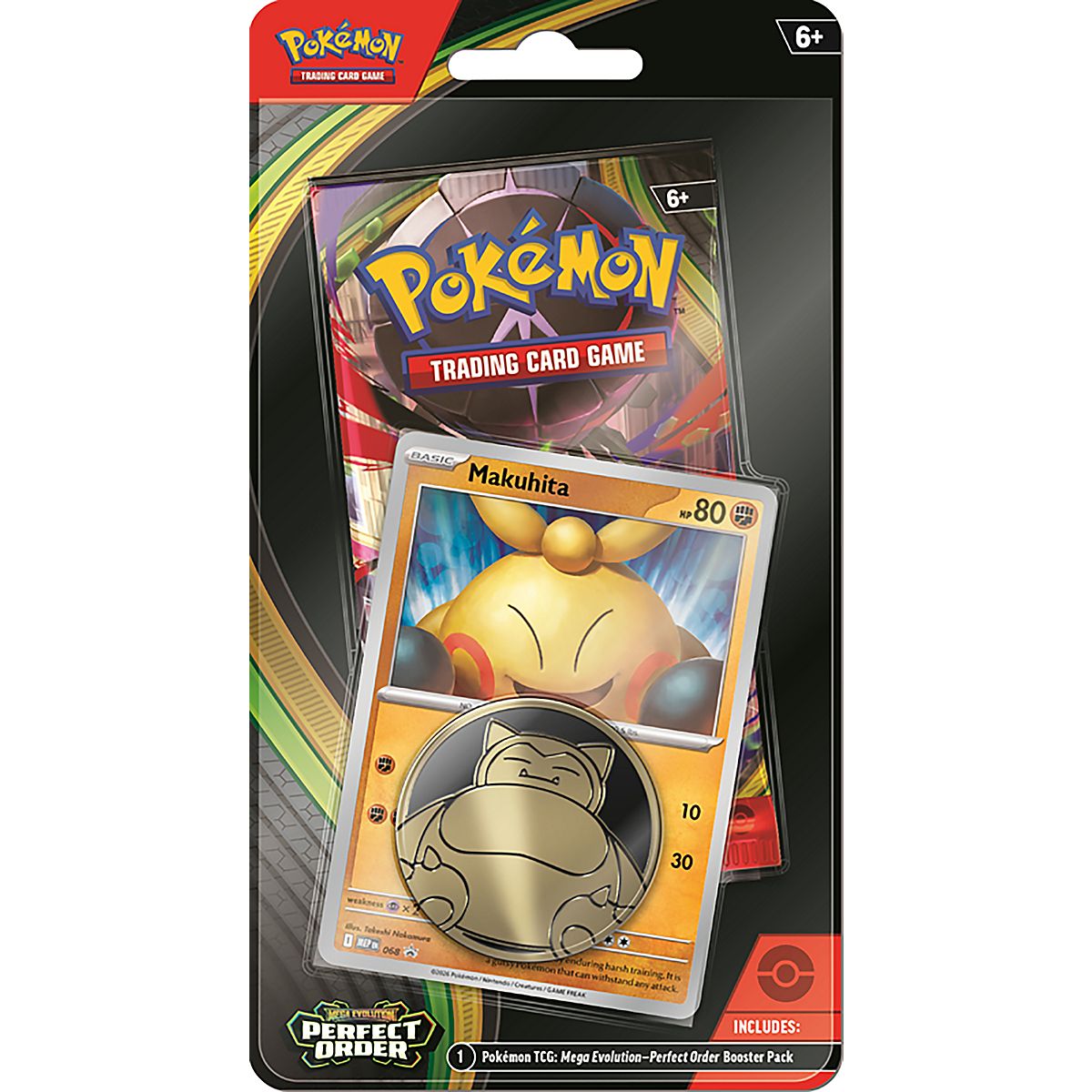 collectible pokemon trading card games mega evolutions 3pk blister Pokémon Game 3 Perfect Order Check Lane This set includes a special foil promo card Pokemon TCG: Mega Evolution Three-Booster