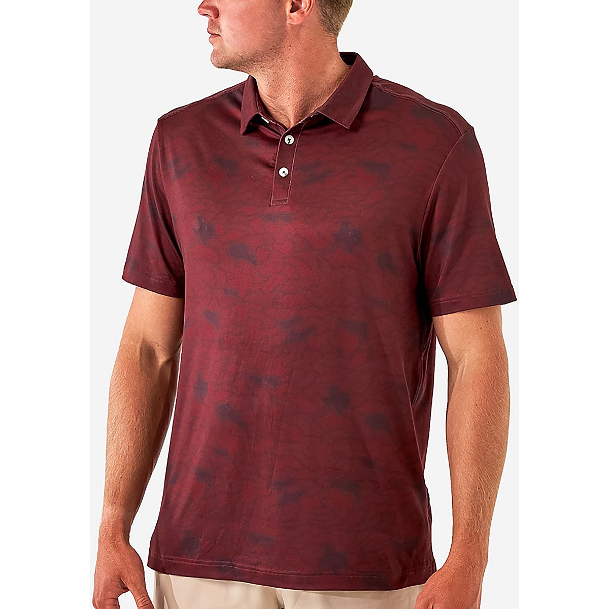BURLEBO Men's Texas Pride Performance Polo Shirt | Academy