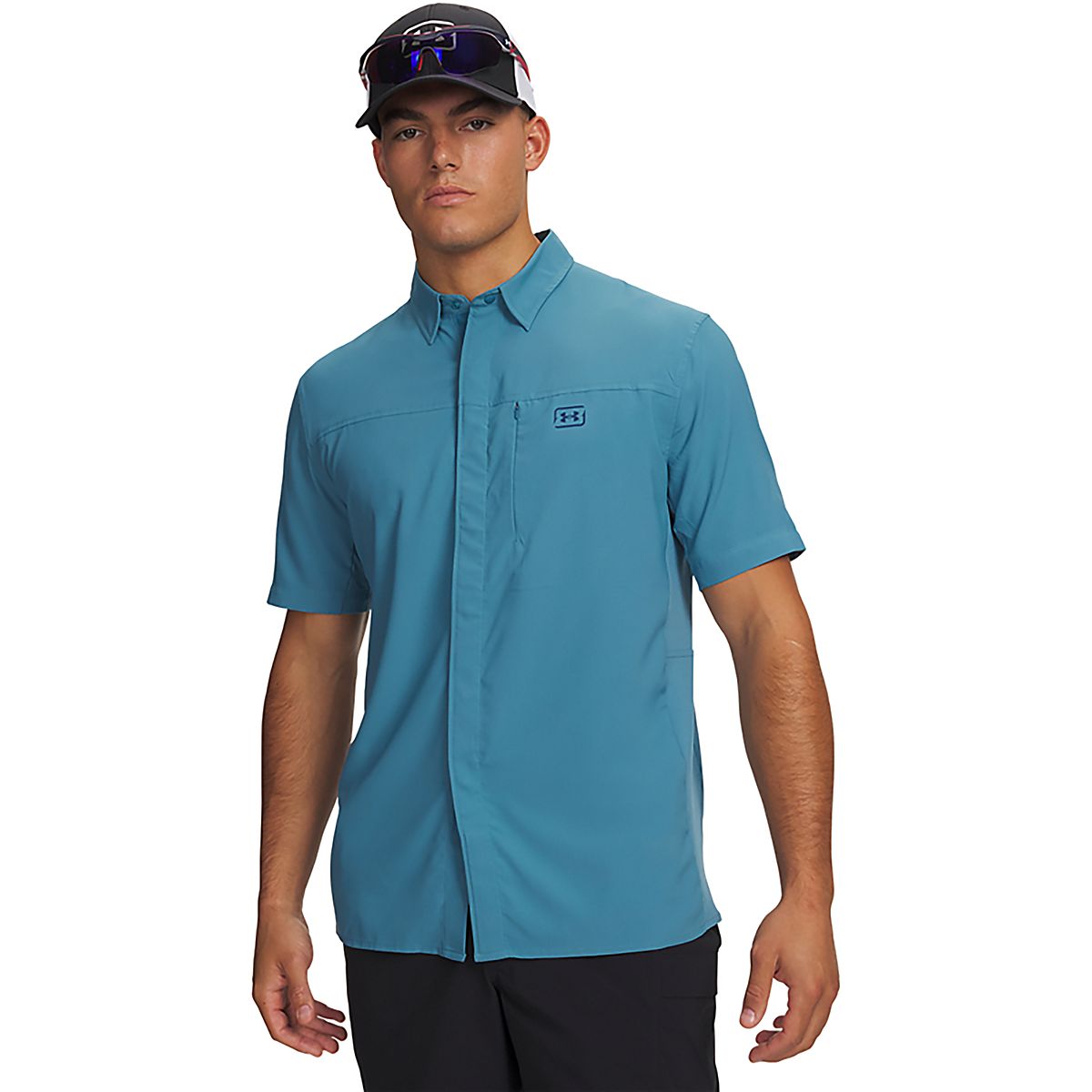 Under Armour Men's Shorebreak Hybrid Woven Short Sleeve Shirt