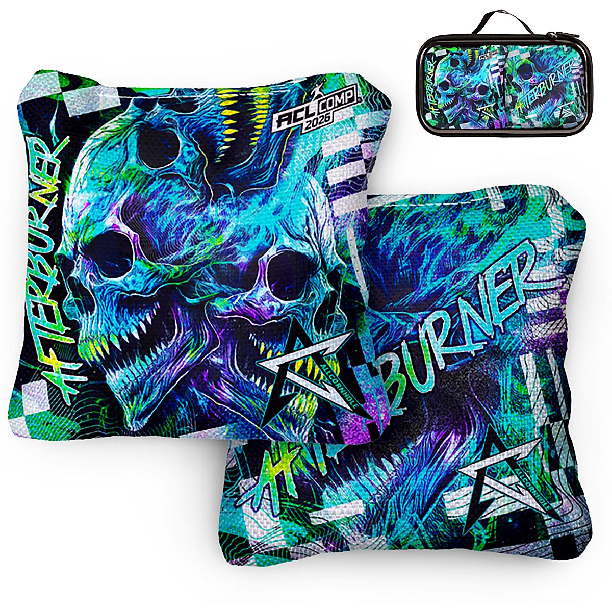 American Cornhole League Comp Teal Afterburner Cornhole Bags | Academy