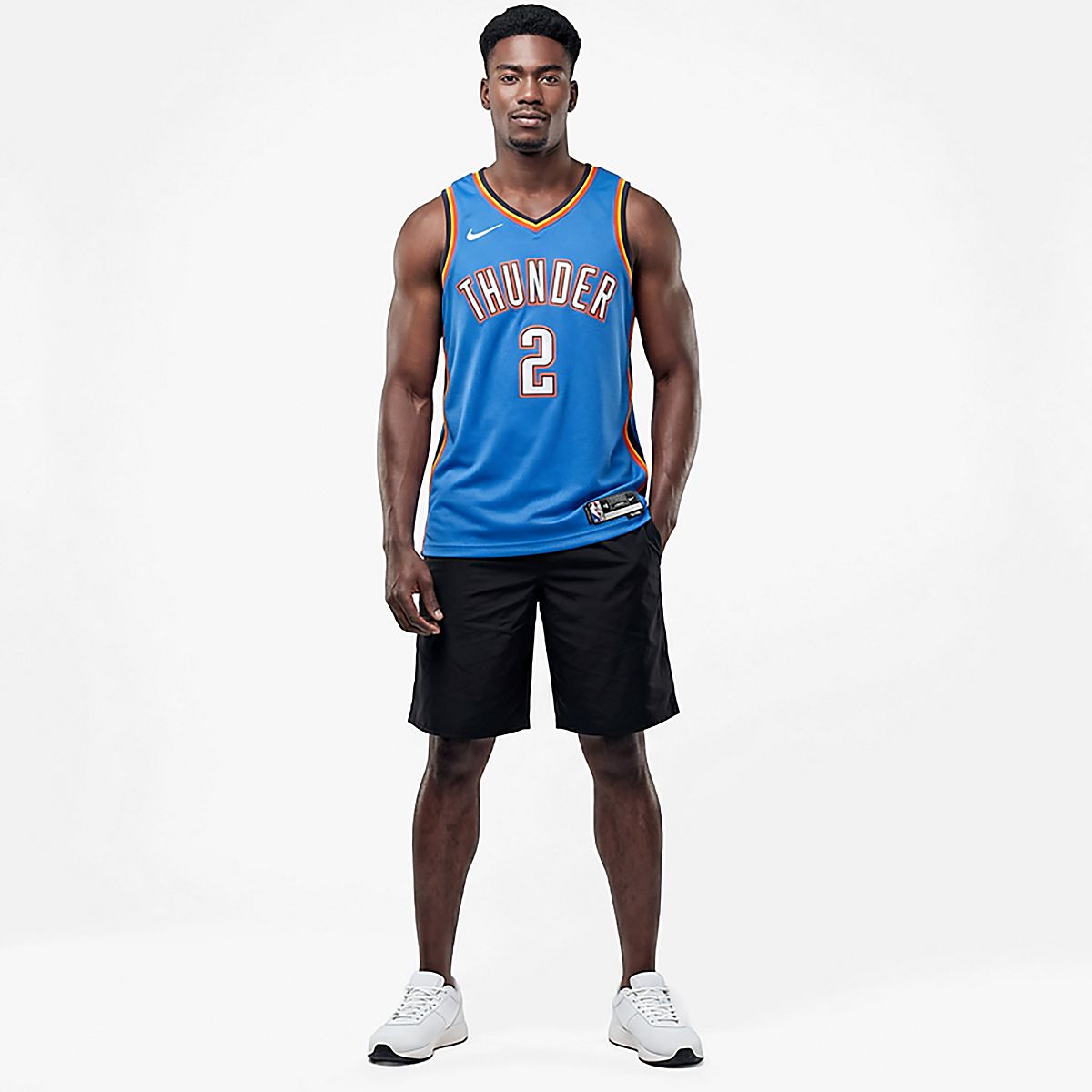 Unisex Nike Shai Gilgeous-Alexander Blue Oklahoma City Thunder Swingman Jersey - Icon Edition Size: Small