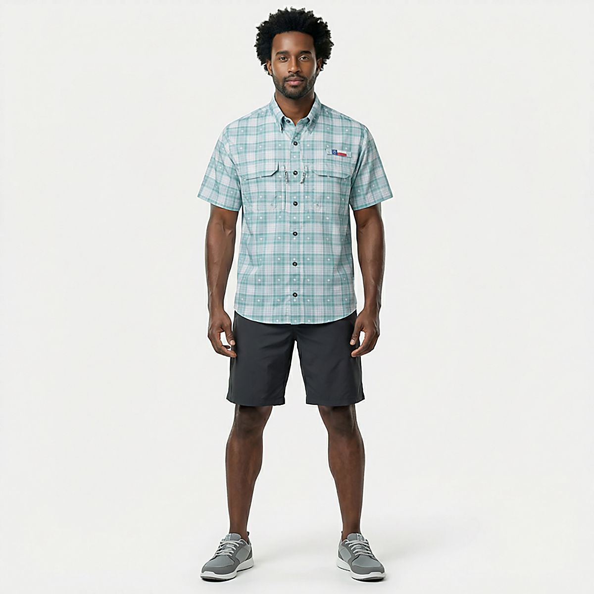 Magellan Outdoors Men's Local State Texas Plaid Shirt | Academy