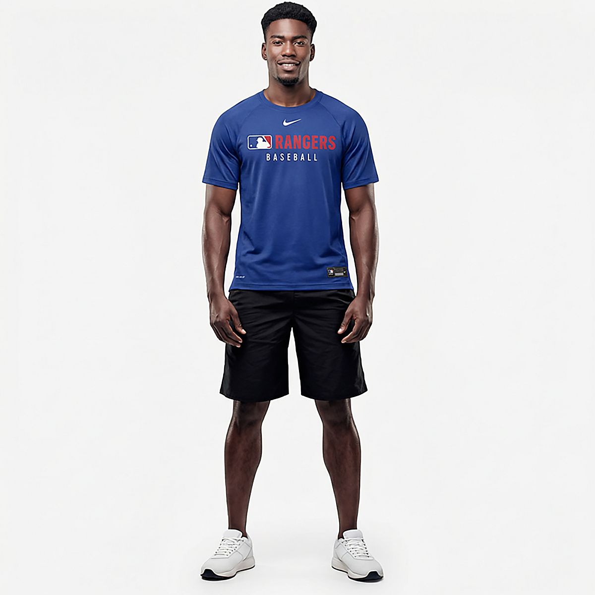 Nike Men's Texas Rangers Authentic Collection Dri-FIT Pre Game Short ...