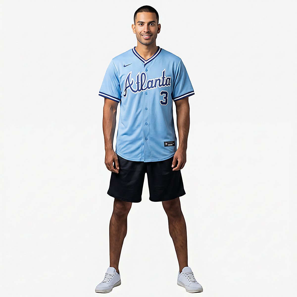 Admiralウェア バンダナ柄Tシャツ 青 3点セット Nike Dale Murphy Light Atlanta Braves Throwback Cooperstown