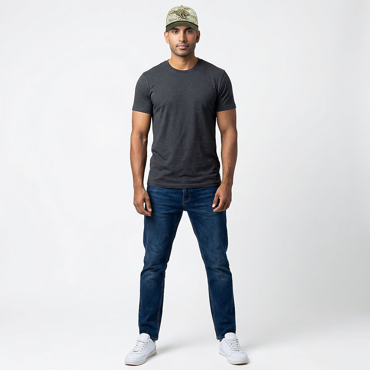 New Era Men's Jaguars 25 Salute to Service Camo 39THIRTY Cap | Academy