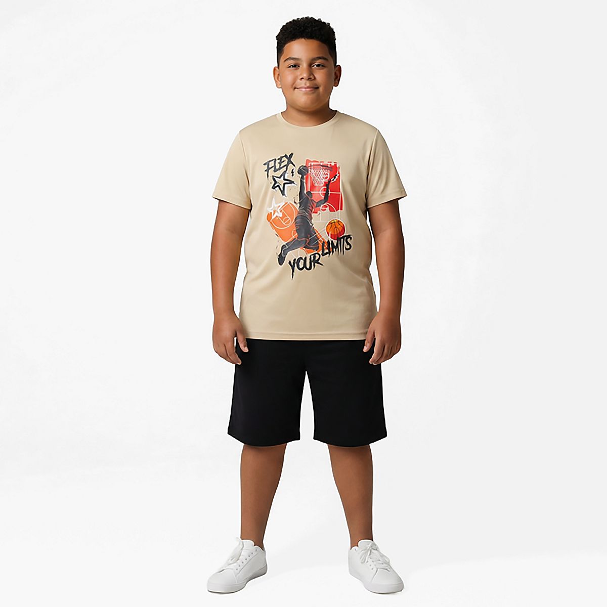 BCG Boys' Turbo GFX Short Sleeve Tee