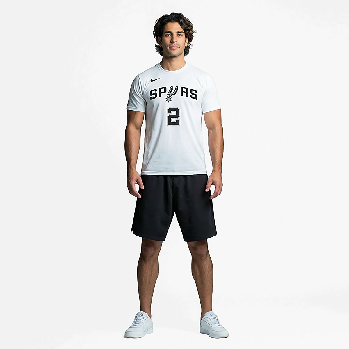 2連 ナンバーアンクレット ロンハーマン ナイキ DEUS アンダーアーマー 星 Nike Men's San Antonio Spurs Dylan Harper Essential Name and